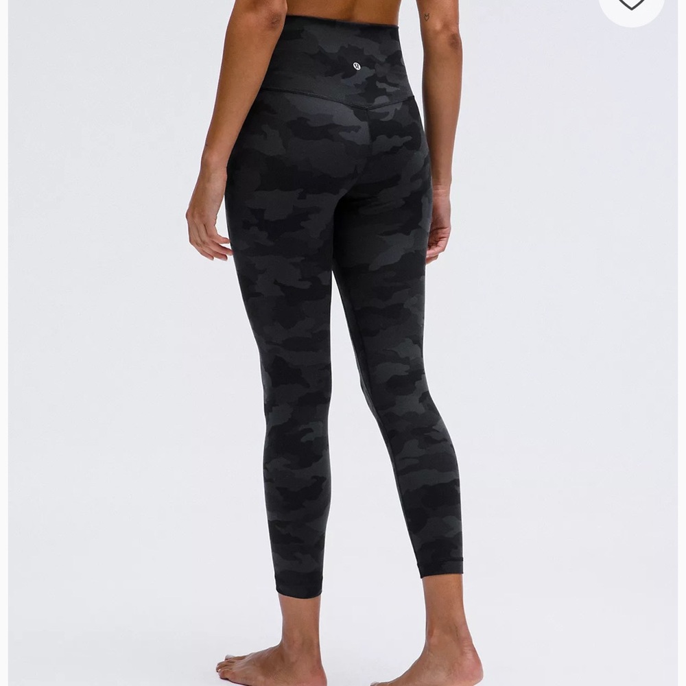 Lululemon align high-rise size 12 25 inch Black Camo legging